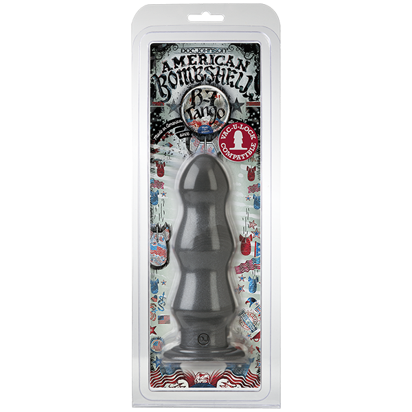 American Bombshell B-7 TANGO Ribbed Anal Plug | 7 Inches