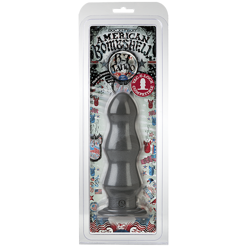 American Bombshell B-7 TANGO Ribbed Anal Plug | 7 Inches