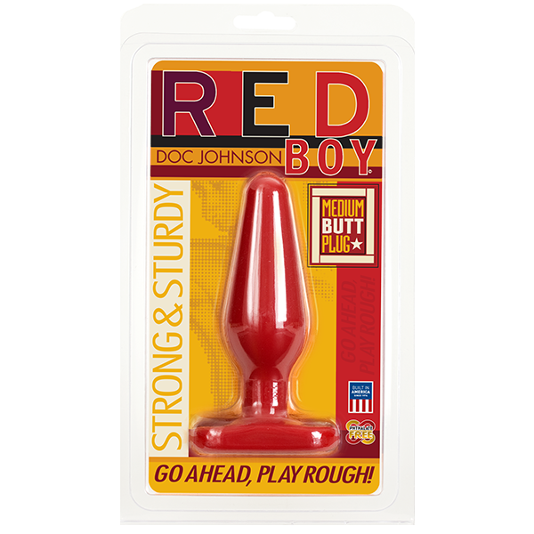 RED BOY Medium Butt Plug | 5.5inch