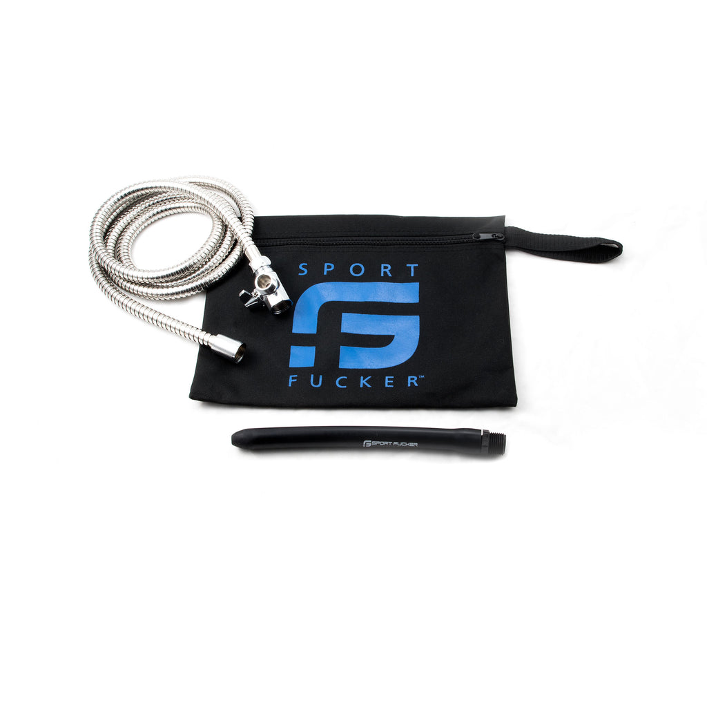 SPORT FUCKER Black: Shower Enema Kit - 6 Inch