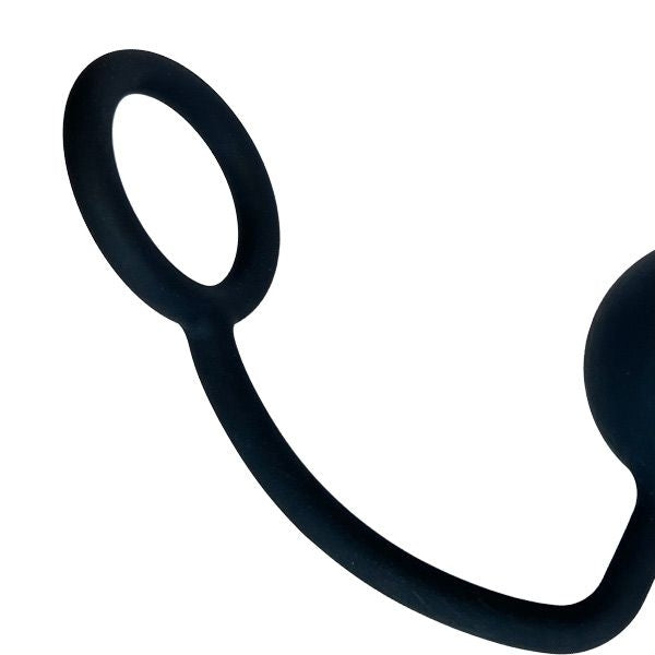 Titus Silicone Series Cockring with Anal Ball 60mm