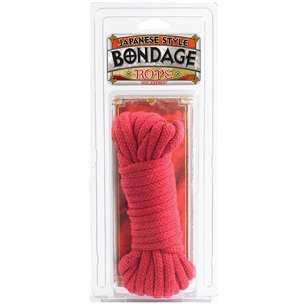 Japanese Style Bondage Rope 10 Meters - Red