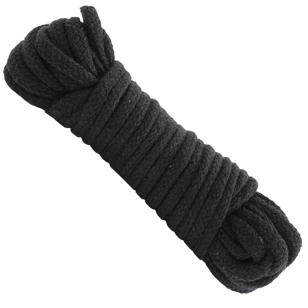 Japanese Style Bondage Rope 10 Meters - Black