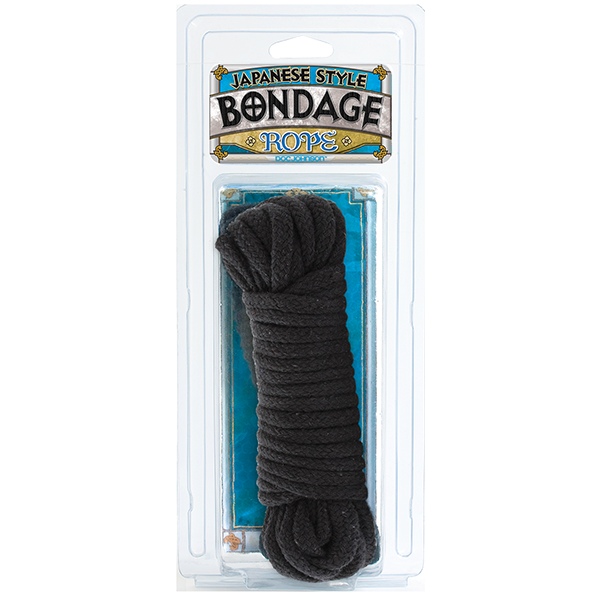 Japanese Style Bondage Rope 10 Meters - Black