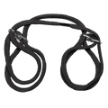 Japanese Style Bondage - 100% Cotton Wrist or Ankle Cuffs | Black