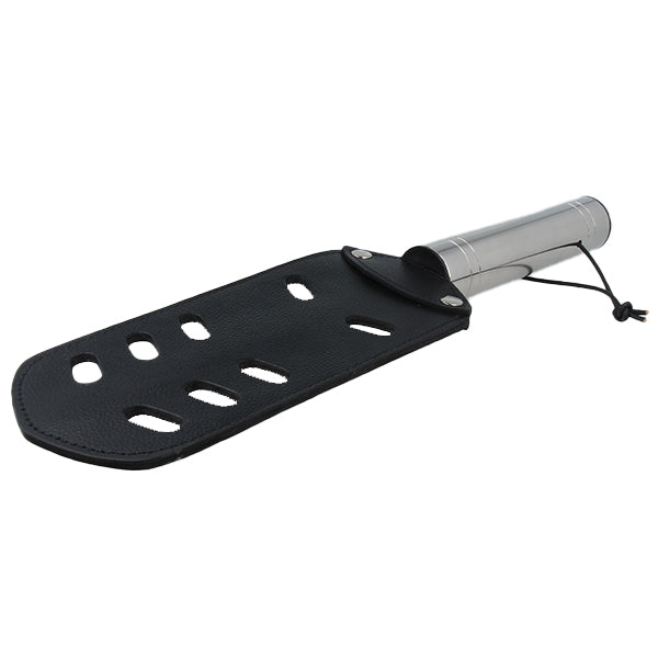 Titus Steel Leather Slotted Paddle