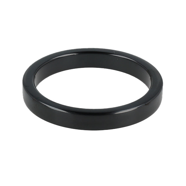 Titus Steel FLAT 8mm Cock Ring - Black | Various Sizes