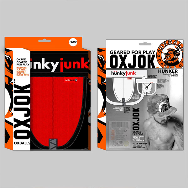 Oxballs HUNKER Jockstrap | Red Hot