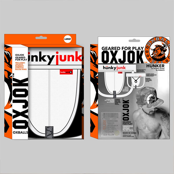 Oxballs HUNKER Jockstrap | Snow White