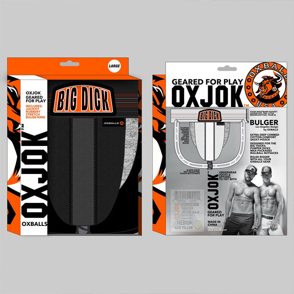 Oxballs BULGER Jockstrap | Black Iron
