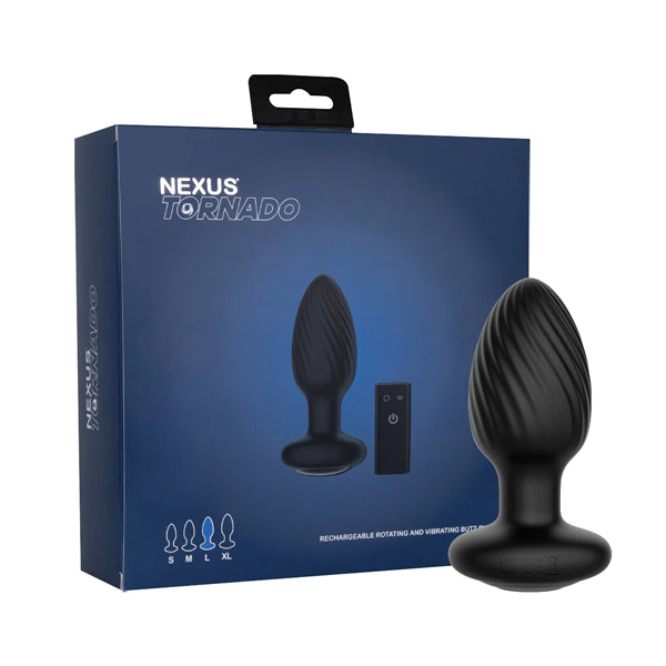 Nexus Tornado Remote Control Rotating Butt Plug | Large