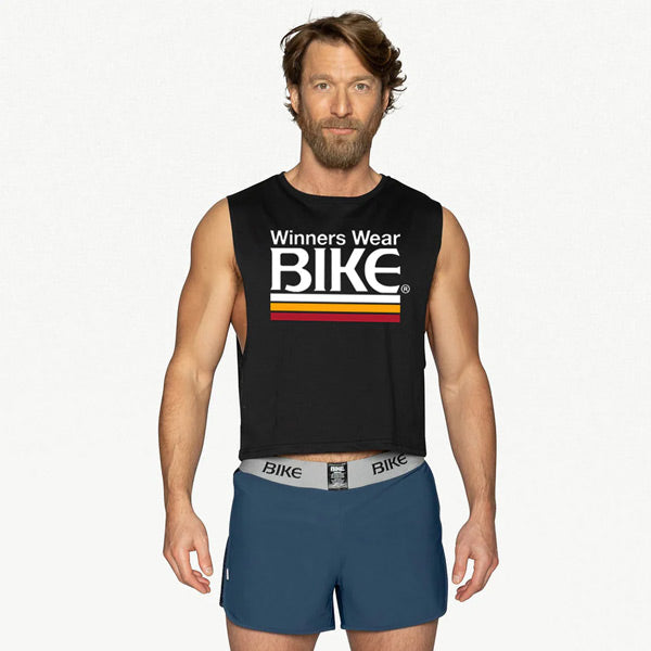 BIKE® Winners Wear BIKE Crop Tank - Black