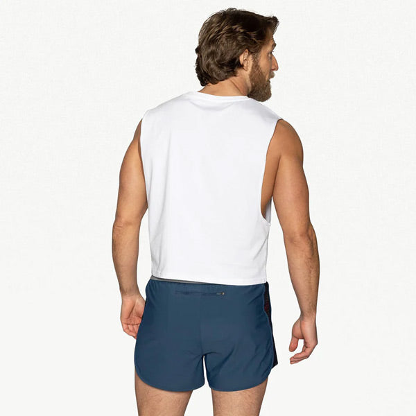 BIKE® Winners Wear BIKE Crop Tank - White