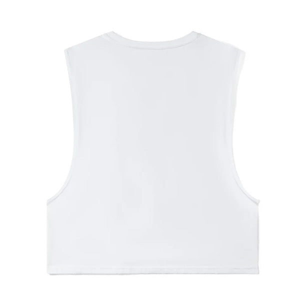 BIKE® Winners Wear BIKE Crop Tank - White