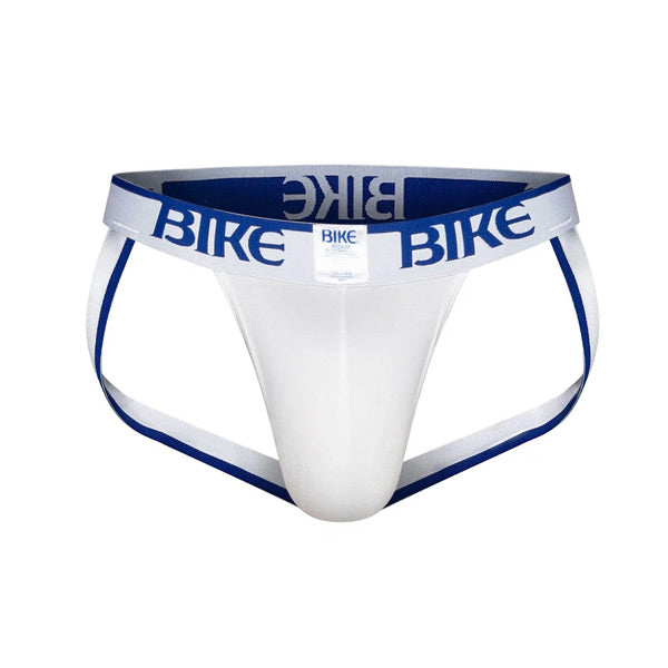 BIKE® 3-Pack Stretch Cotton Jockstrap - White