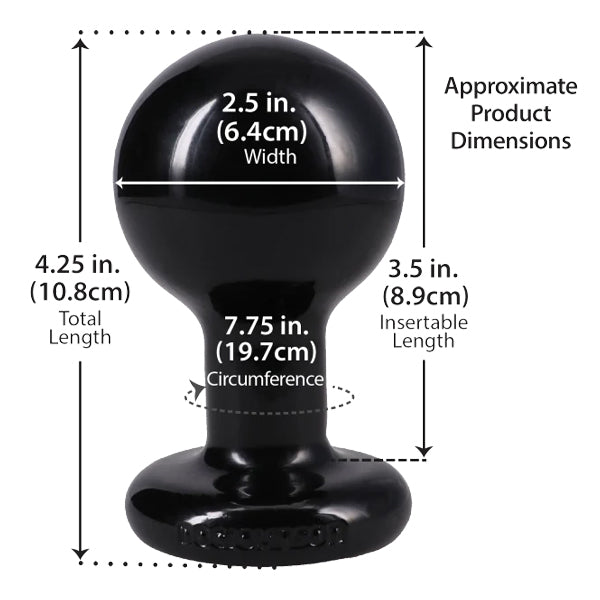 Doc Johnson The Classic Round Butt Plug - Medium