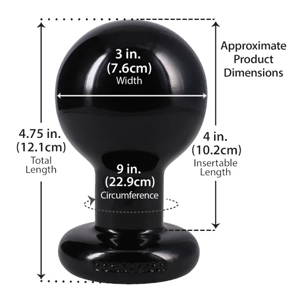 Doc Johnson The Classic Round Butt Plug - Large