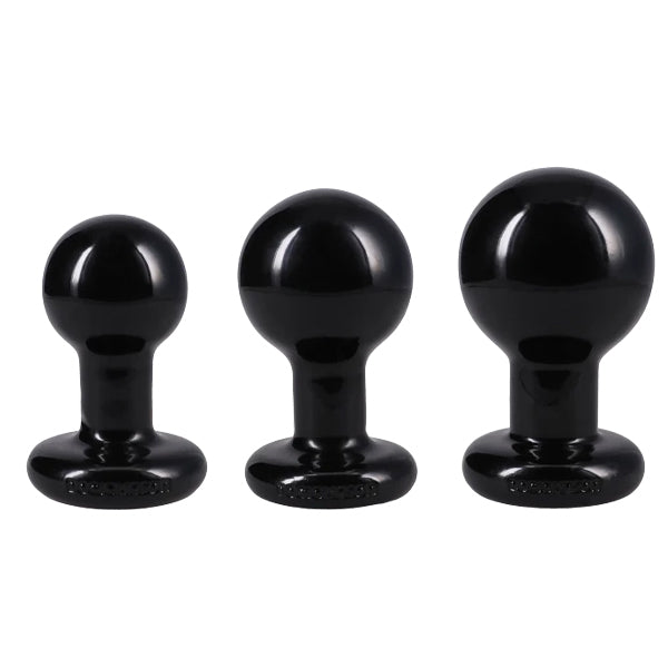 Doc Johnson The Classic Round Butt Plug - 3 piece set