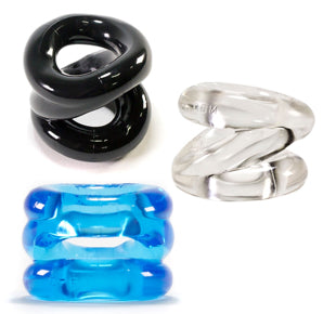 Oxballs Z-BALLS Ballstretcher & Cock Ring - Black