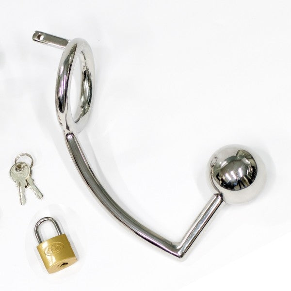 Titus Master Chastity Ass Lock - MASTER CHASTITY ASS LOCK 50MM/30MM BALL