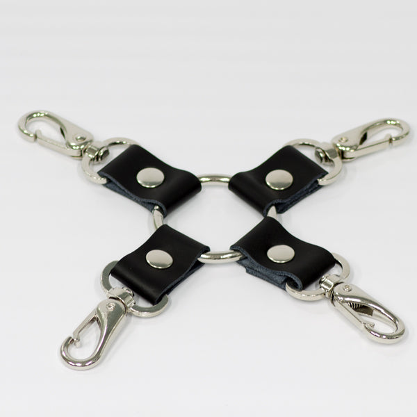 Titus Leather Bondage Hog Tie Restraint