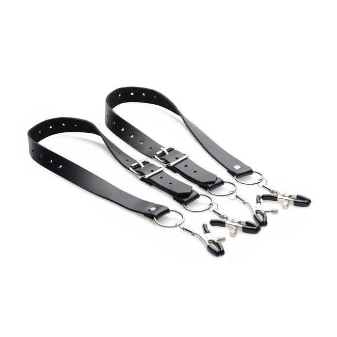 Master Series Spread Labia Spreader Straps w/ Clamps