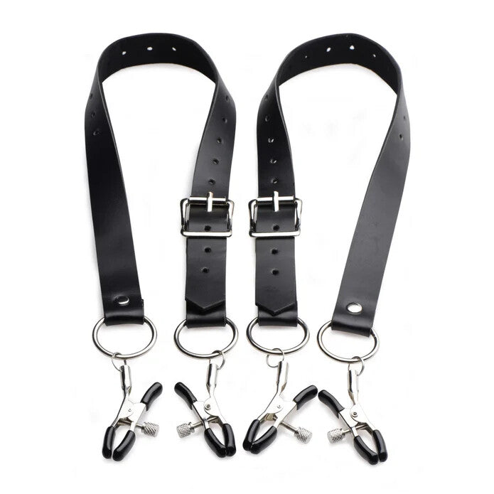 Master Series Spread Labia Spreader Straps w/ Clamps