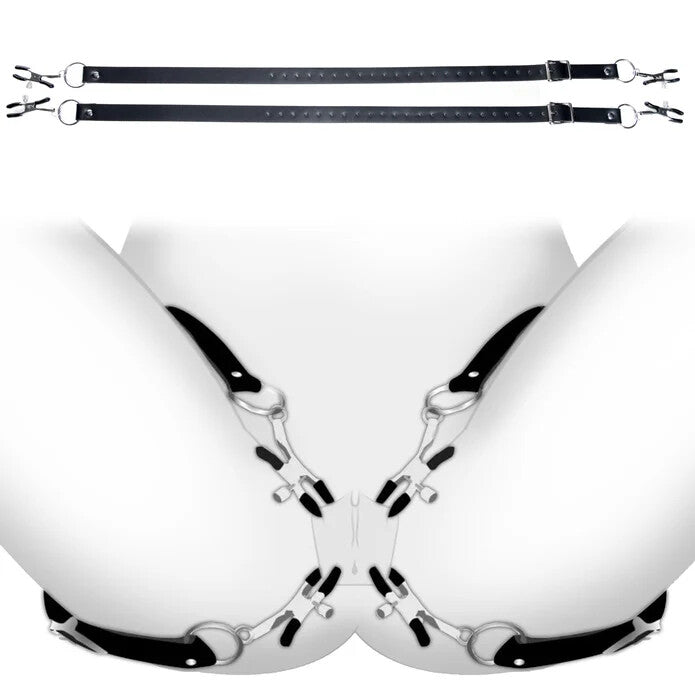 Master Series Spread Labia Spreader Straps w/ Clamps