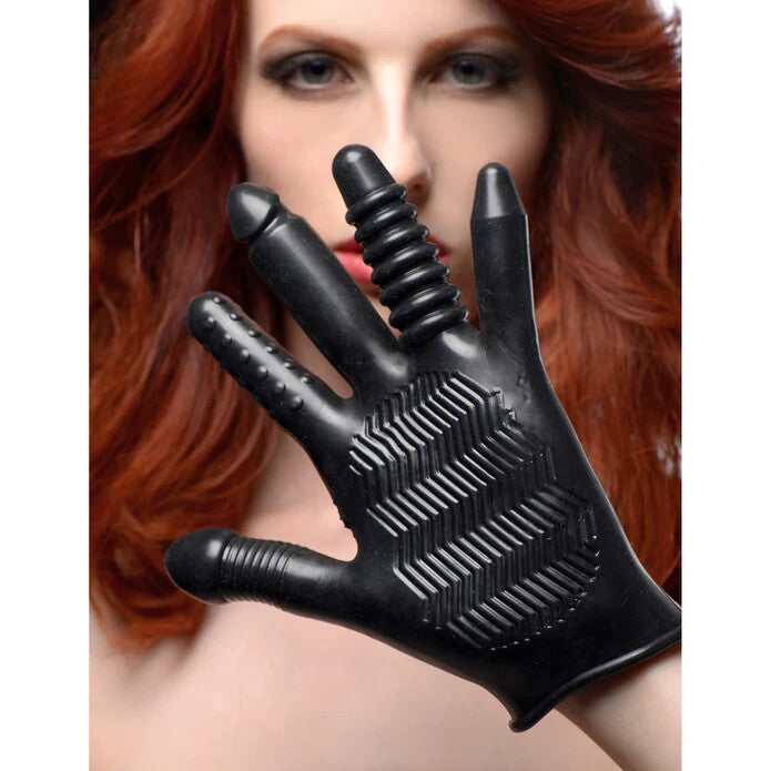 Master Series Pleasure Poker Textured Glove