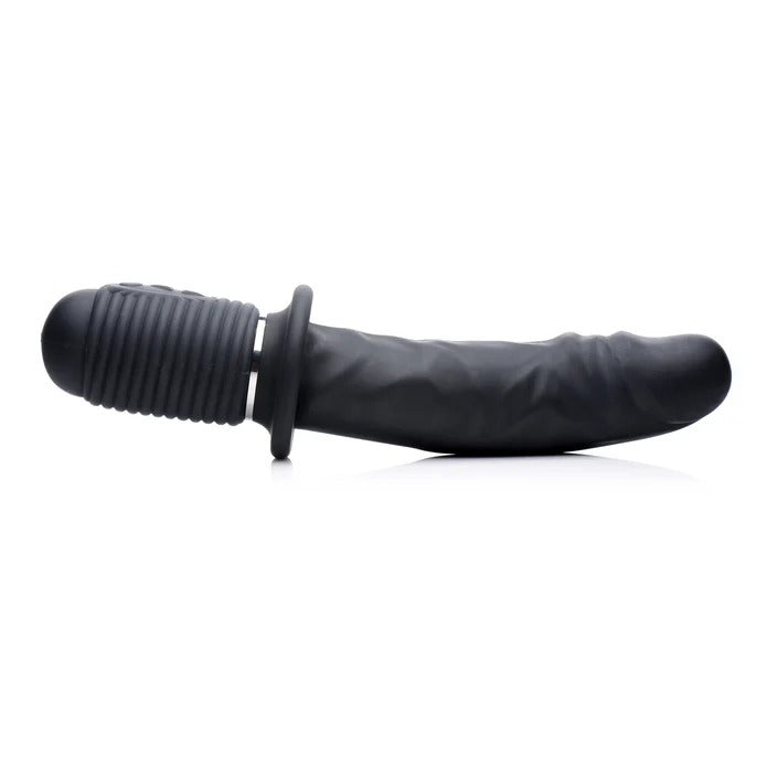 Master Series Power Pounder Vibrating and Thrusting Silicone Dildo