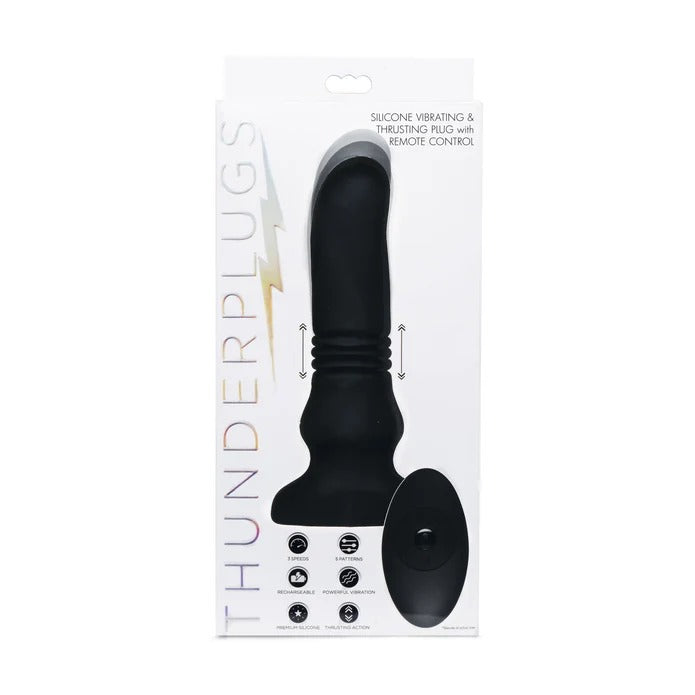 Zeus Electrosex E-Stim Pro Silicone Vibrating Anal Plug w/ Remote Control