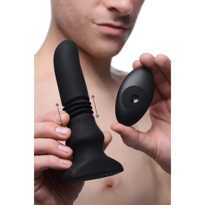 Zeus Electrosex E-Stim Pro Silicone Vibrating Anal Plug w/ Remote Control