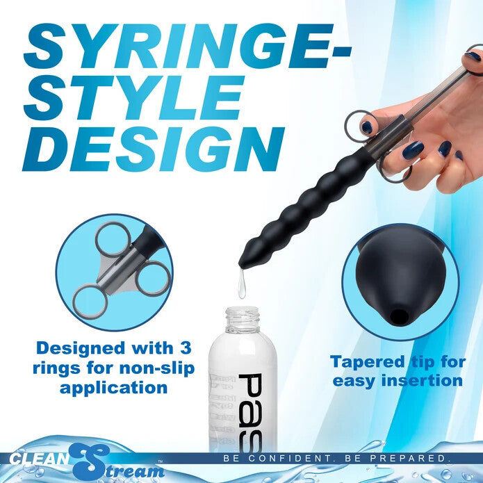 CleanStream Silicone Beaded Lube Launcher