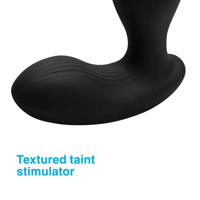 Alpha-Pro 7X P-Stroke Silicone Prostate Stimulator w/ Stroking Shaft