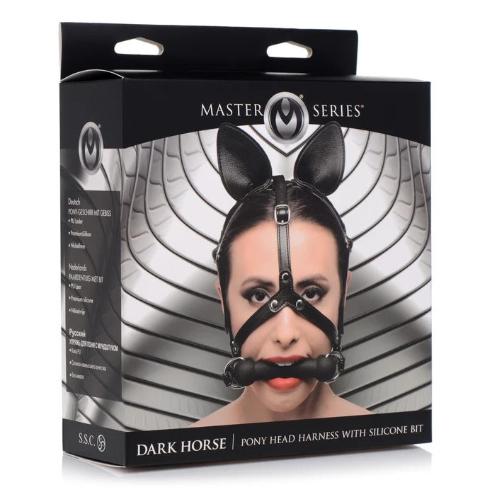 Master Series Dark Horse Pony Head w/ Silicone Bit