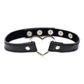 Master Series Heart Choker Necklace - Black