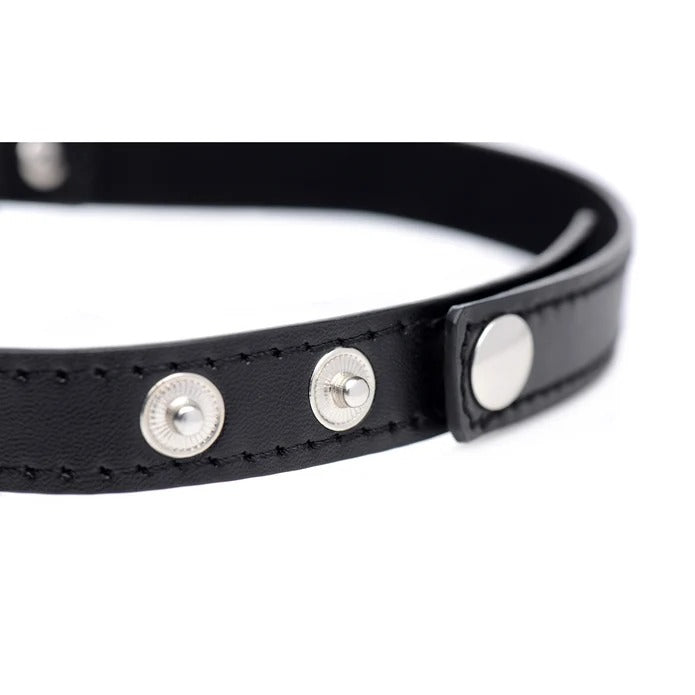 Master Series Heart Choker Necklace - Black
