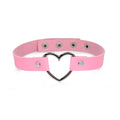 Master Series Heart Choker Necklace - Pink
