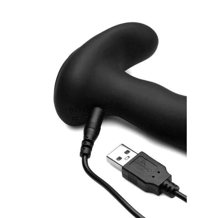 Alpha-Pro 10X P-MASSAGE Prostate Stimulator w/ Stroking Bead
