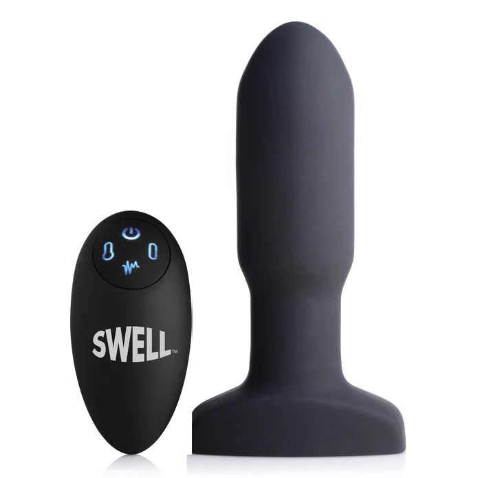 Swell 10X Inflatable + Vibrating Missile Silicone Anal Plug