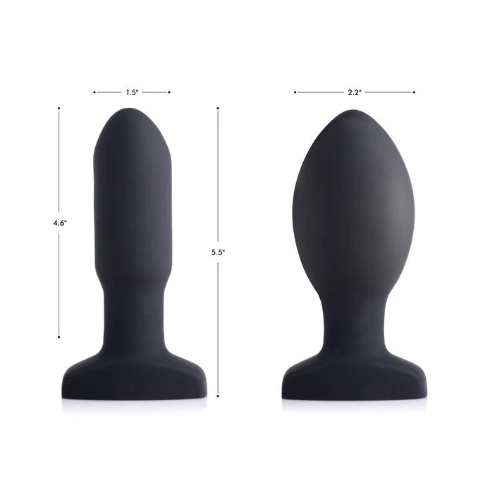 Swell 10X Inflatable + Vibrating Missile Silicone Anal Plug