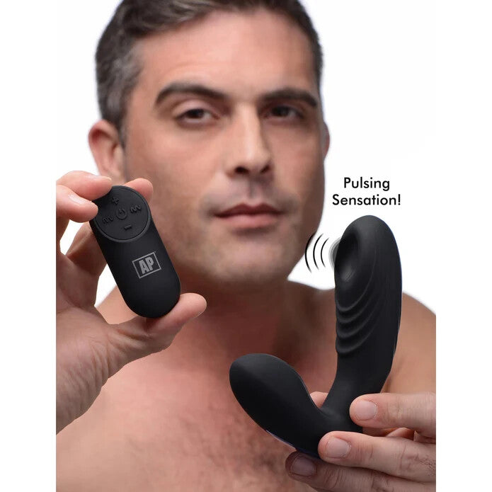 Alpha-Pro 7x P-Thump Tapping Prostate Vibe w/ Remote Control