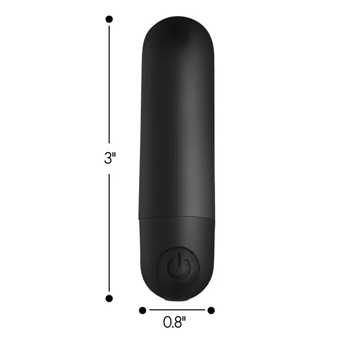 BANG! Vibrating Bullet w/ Remote Control - Black