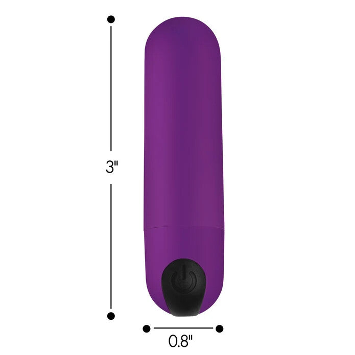 BANG! Vibrating Bullet w/ Remote Control - Purple