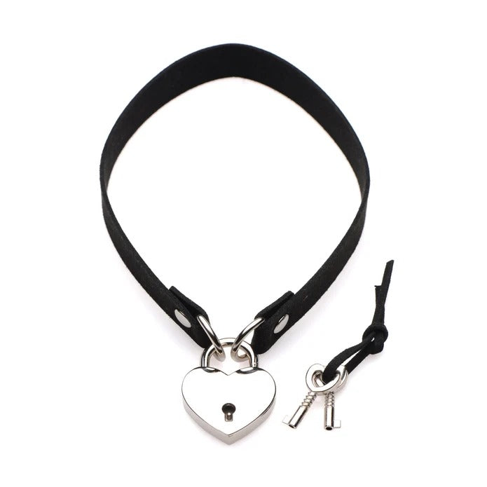 Master Series Lock-It Heart Lock and Key Choker