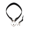 Master Series Lock-It Heart Lock and Key Choker