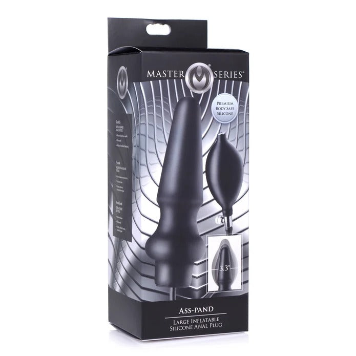 Master Series Ass-Pand Large Inflatable Silicone Anal Plug