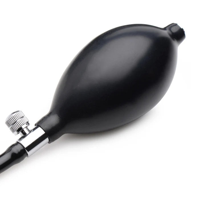 Master Series Dick-Spand Inflatable Silicone Dildo