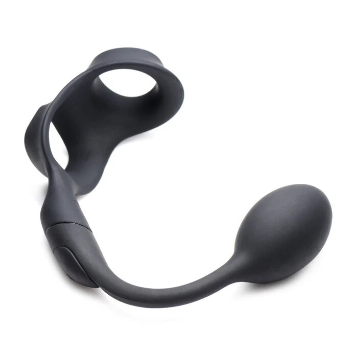 Alpha-Pro 10X P-Bomb Cock & Ball Ring w/ Plug