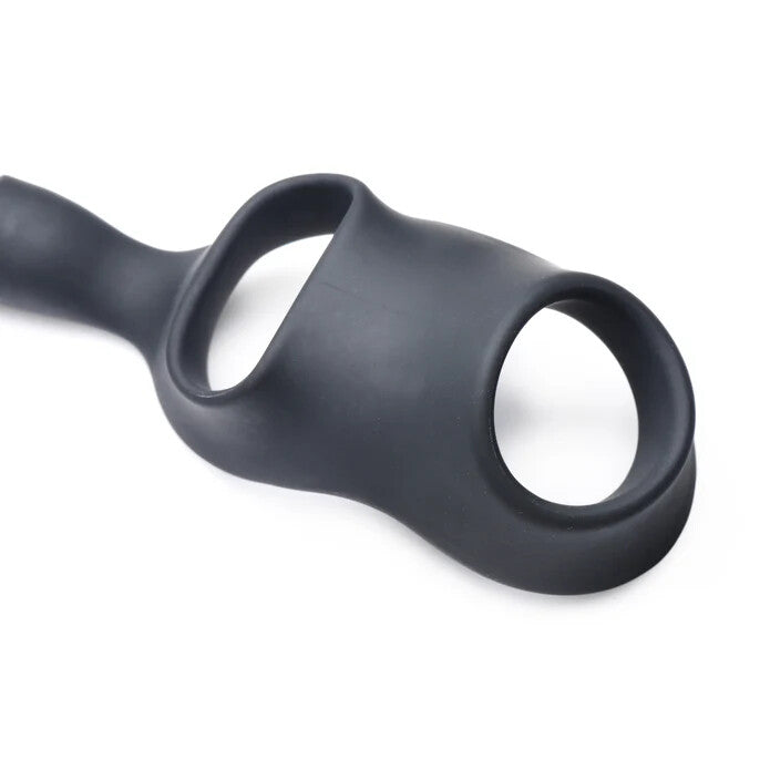 Alpha-Pro 10X P-Bomb Cock & Ball Ring w/ Plug